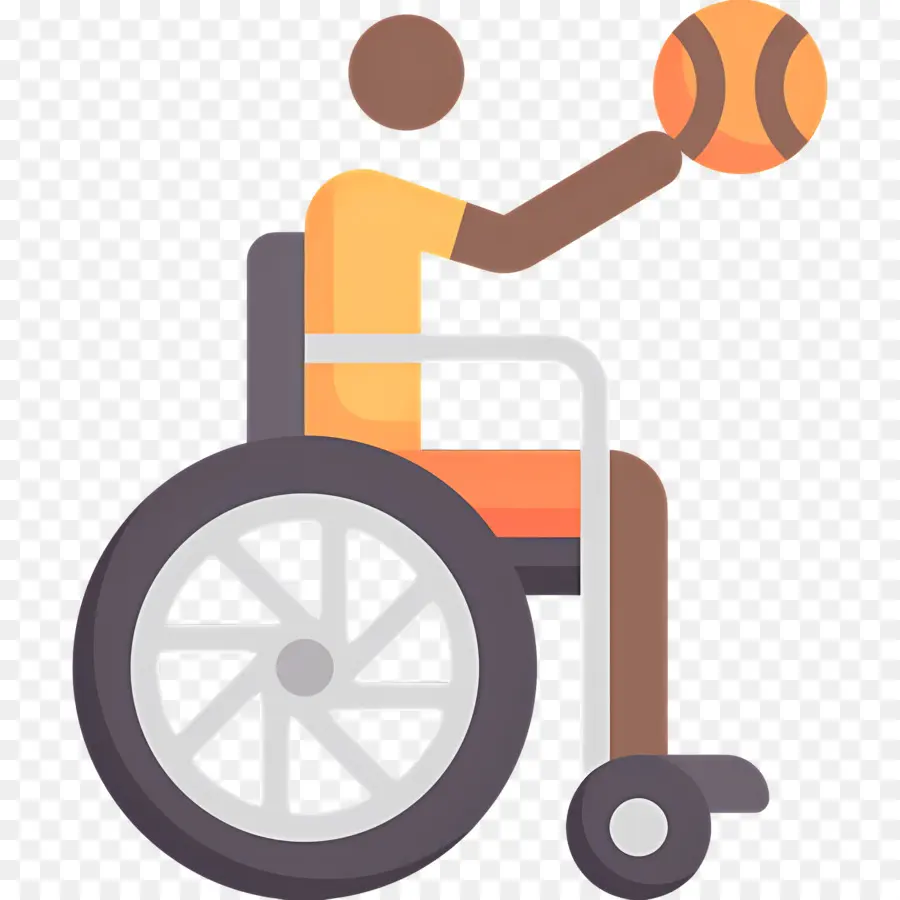 Basket Ball En Fauteuil Roulant，Fauteuil Roulant PNG