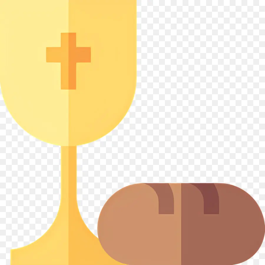 Sainte Communion，Calice Et Pain PNG