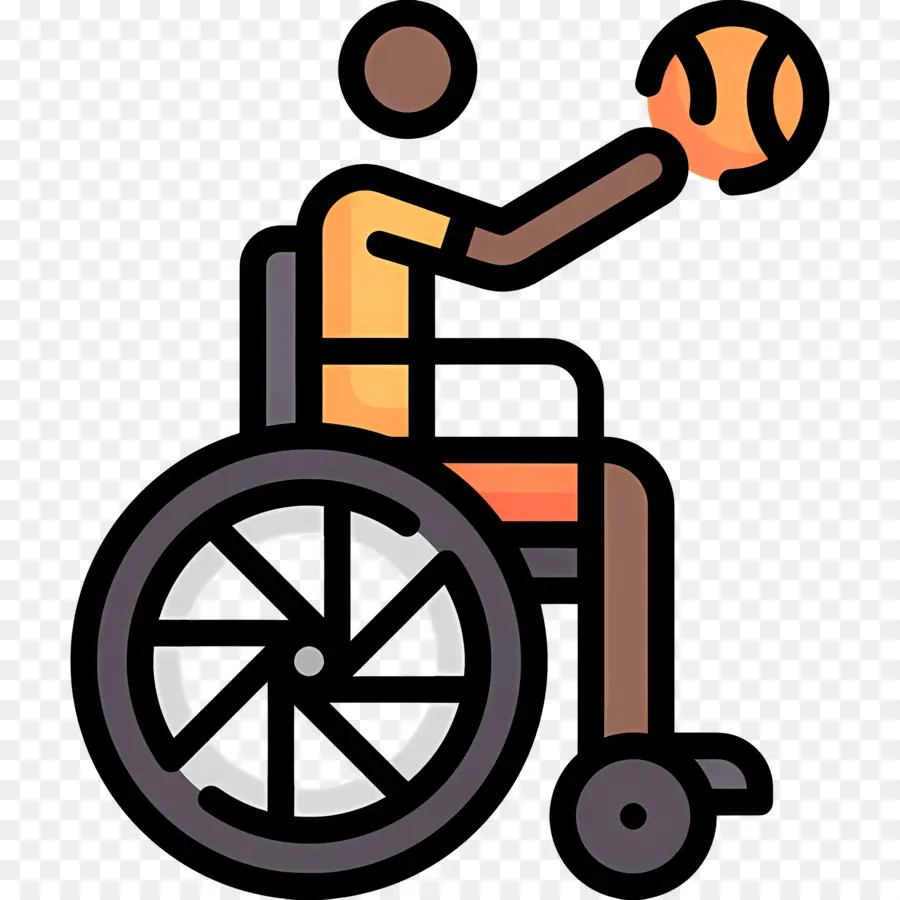 Basket Ball En Fauteuil Roulant，Fauteuil Roulant PNG