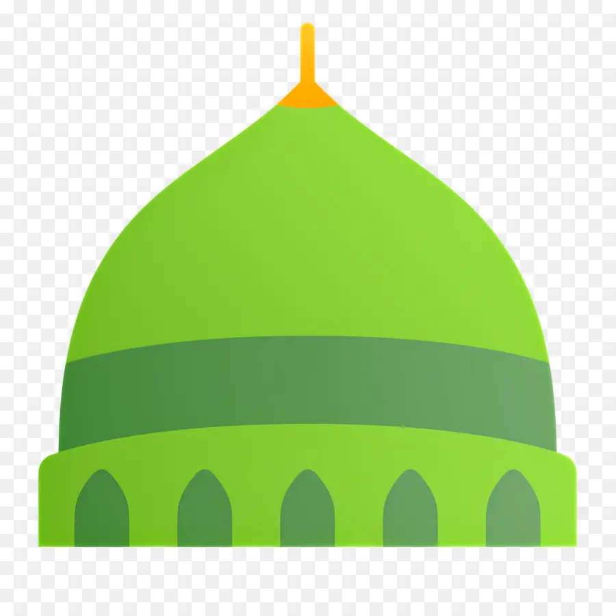 Dôme De La Mosquée，Dôme Vert PNG