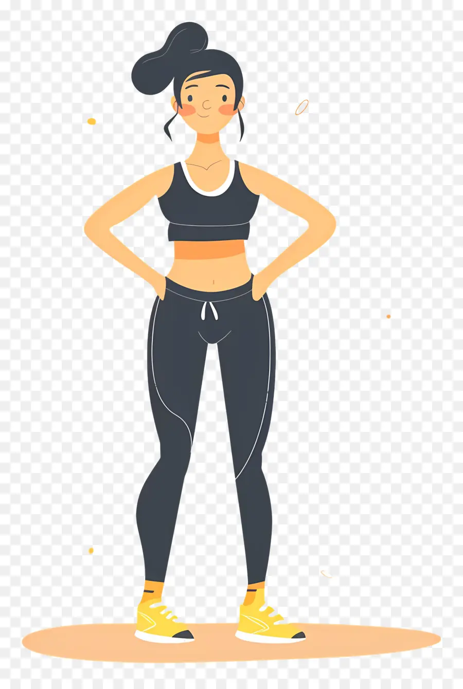 Femme De Remise En Forme，Femme En Tenue De Sport PNG