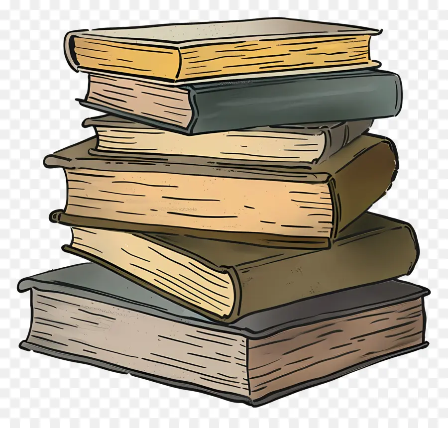 Lot De Livres，Pile De Livres PNG