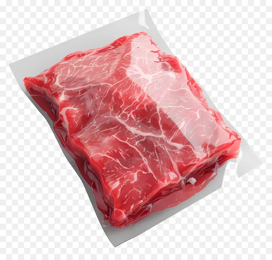 Paquet De Viande Surgelée，Viande Emballée Sous Vide PNG