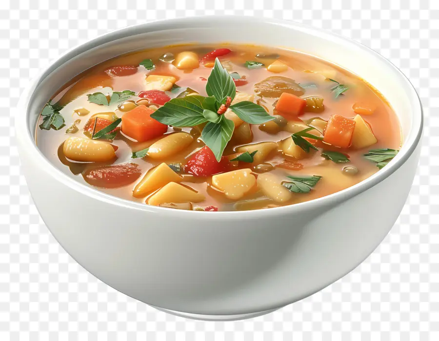 Soupe Minestrone，Soupe Aux Légumes PNG