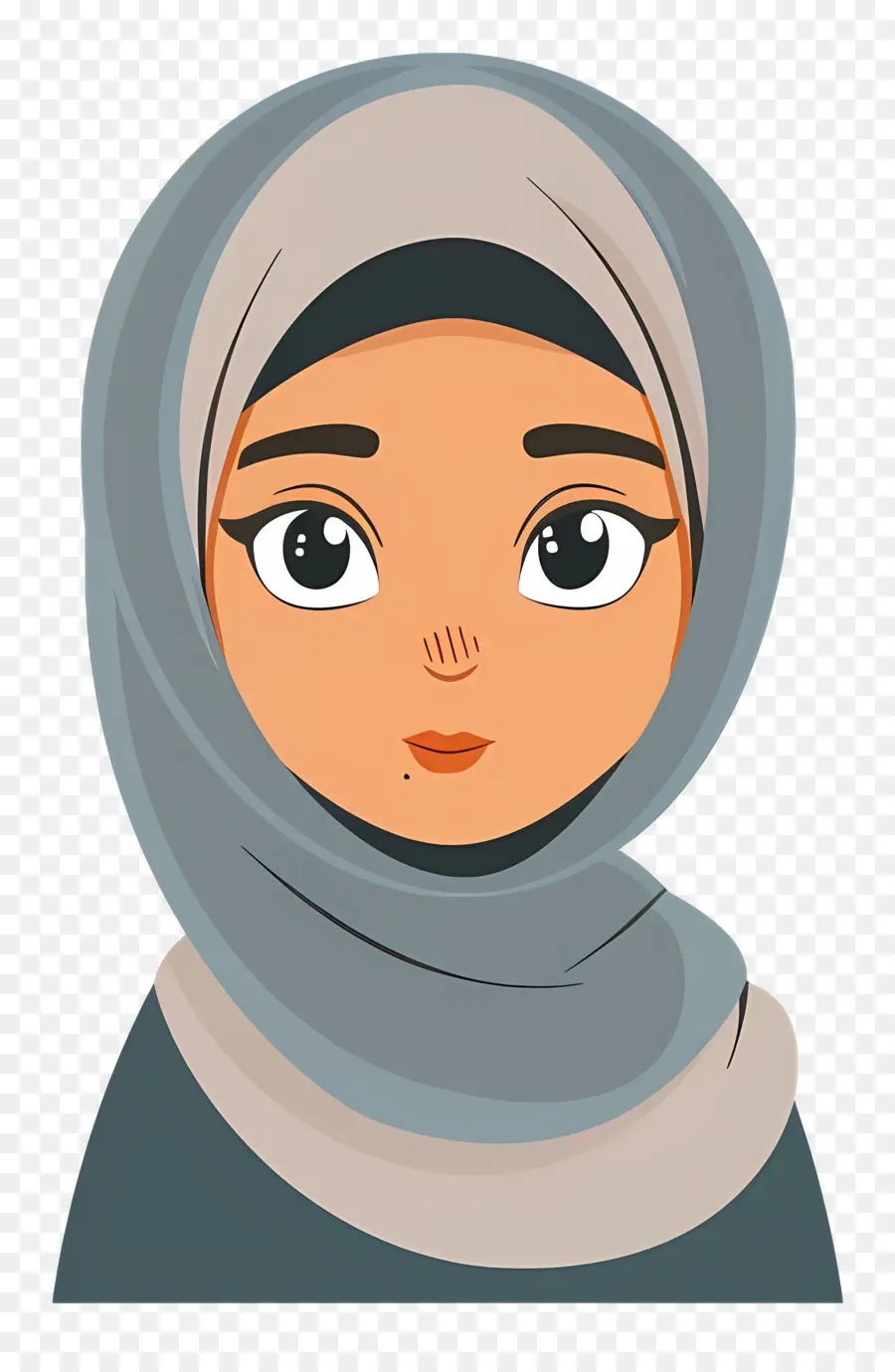 Femme Musulmane，Fille En Hijab PNG