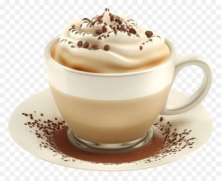 Cappuccino，Tasse PNG