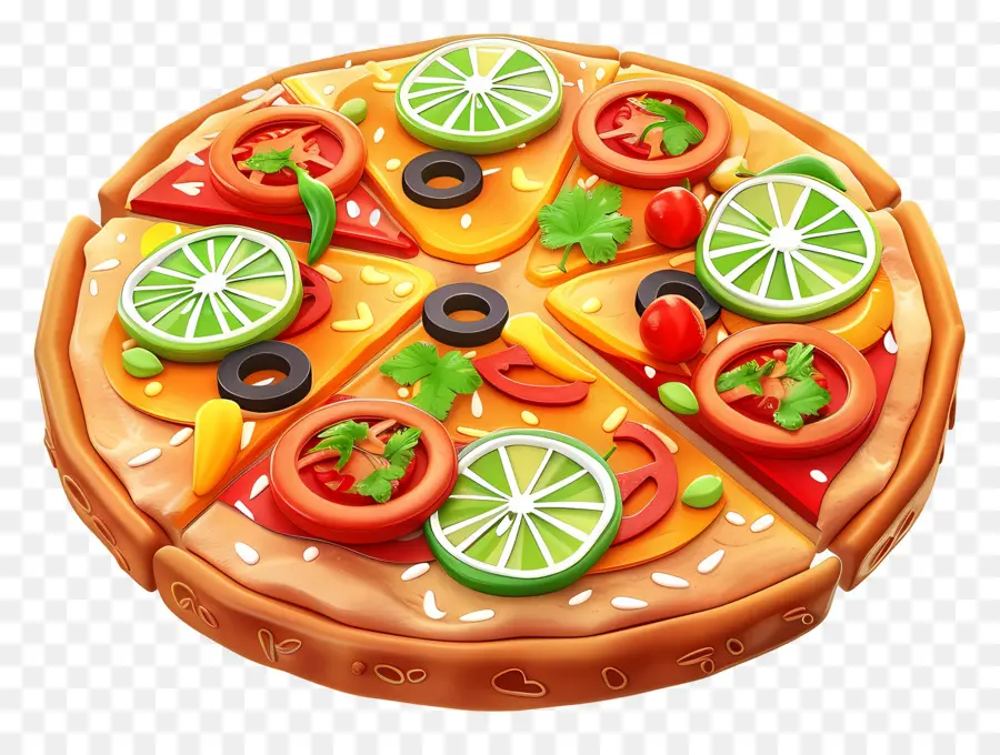 Pizza Mexicaine，Pizza PNG