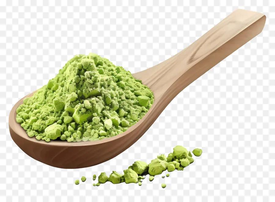 Matcha En Poudre，Poudre Verte PNG