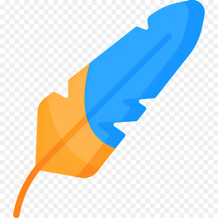 Plume，Bleu PNG