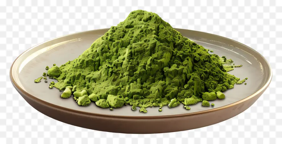 Matcha En Poudre，Poudre Verte PNG