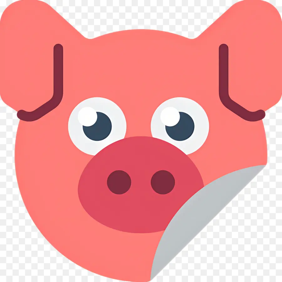 Visage De Cochon，Autocollant Visage De Cochon PNG