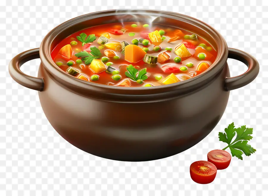 Soupe Minestrone，Soupe Aux Légumes PNG