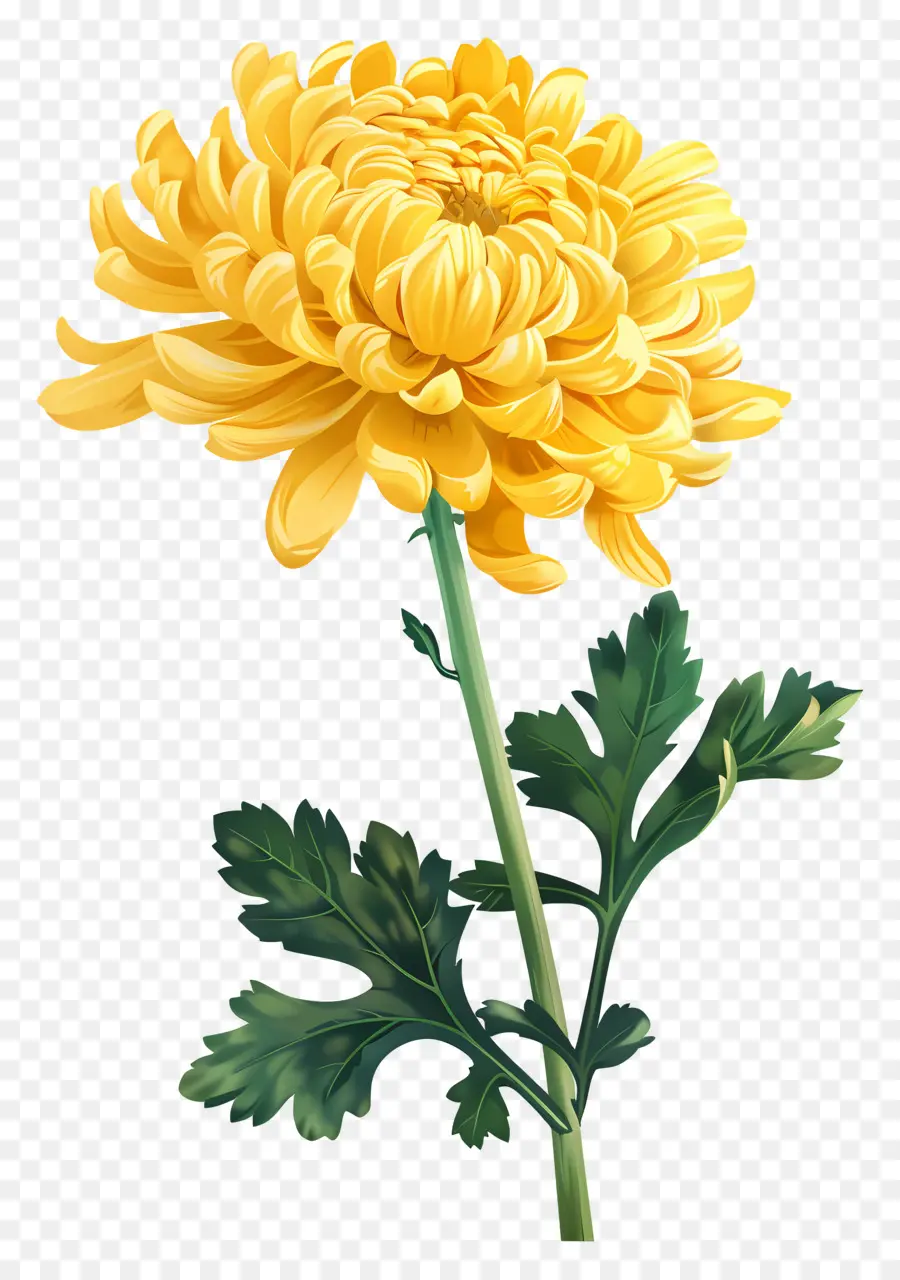 Chrysanthème Jaune，Fleur Jaune PNG