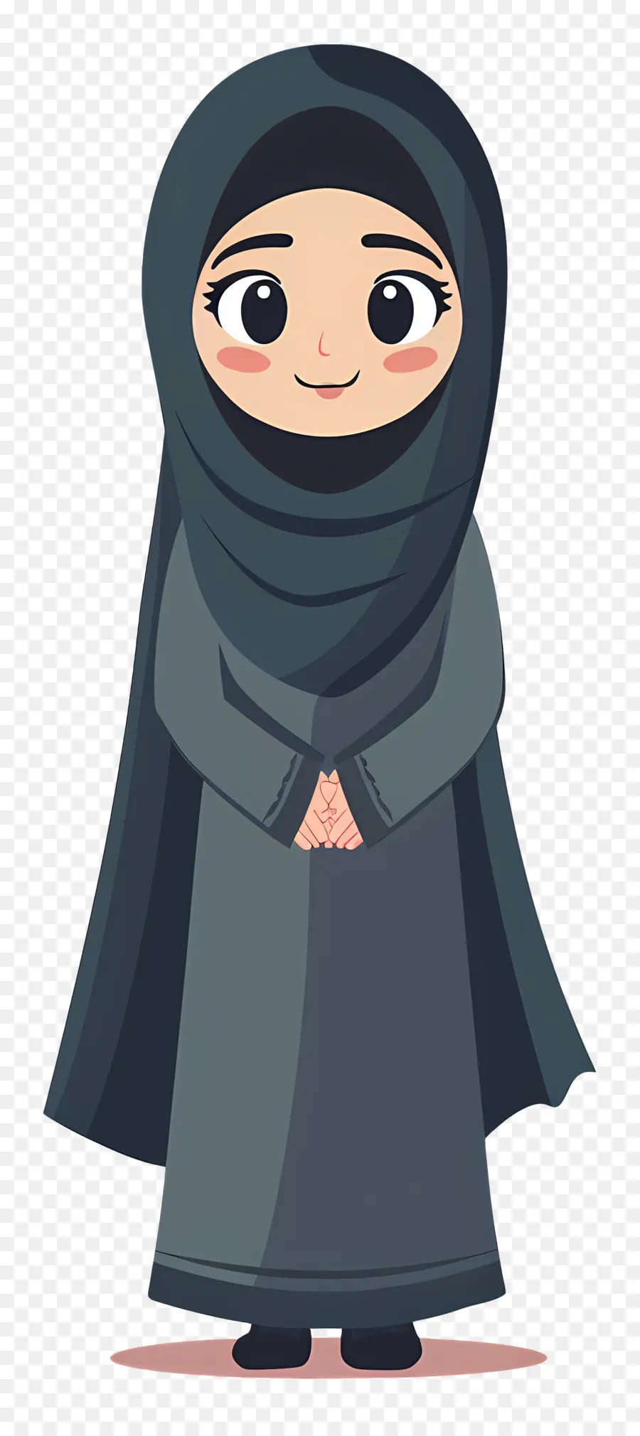 Femme Musulmane，Fille En Hijab PNG