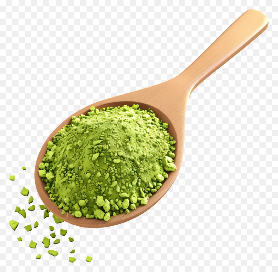 Matcha En Poudre，Poudre Verte PNG