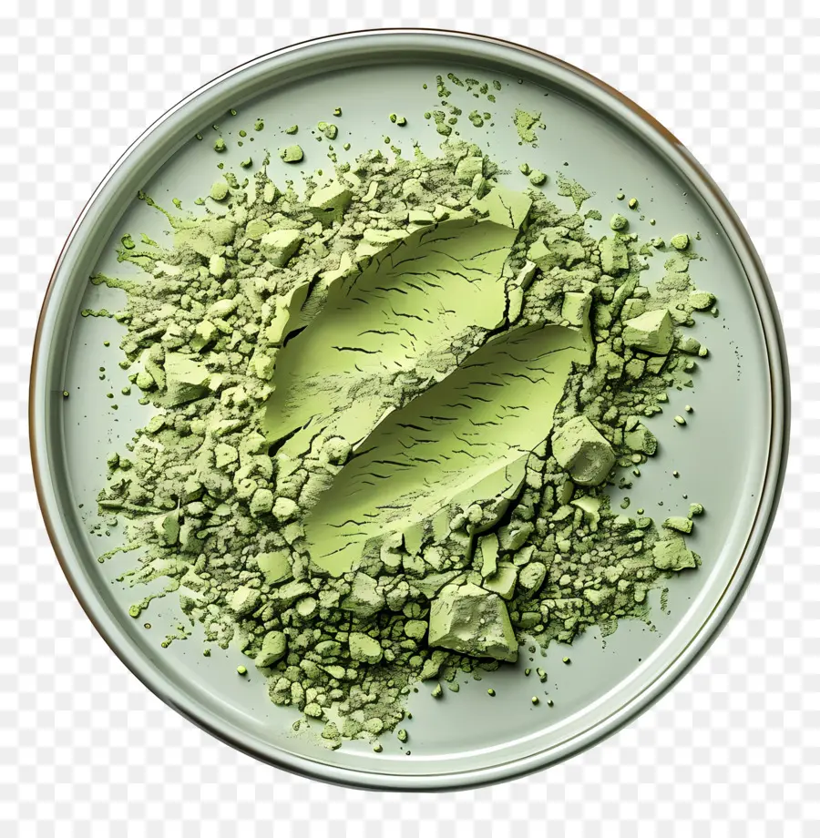 Matcha En Poudre，Poudre Verte PNG