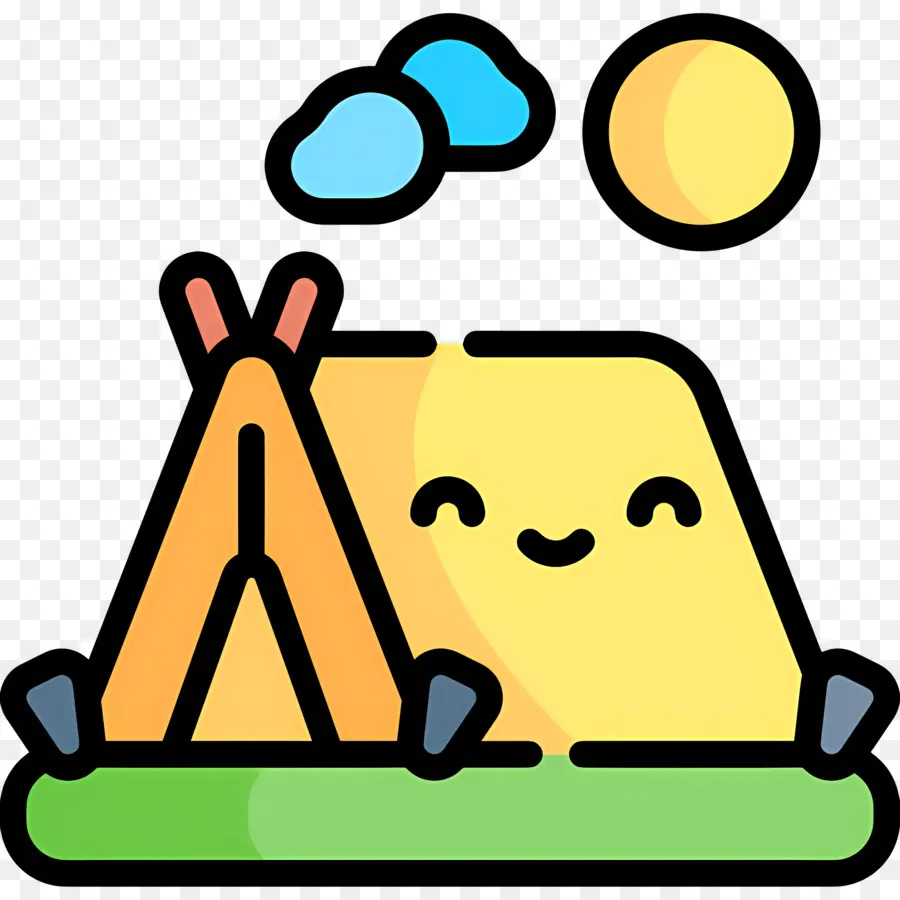 Tente De Camping，Tente Mignonne PNG