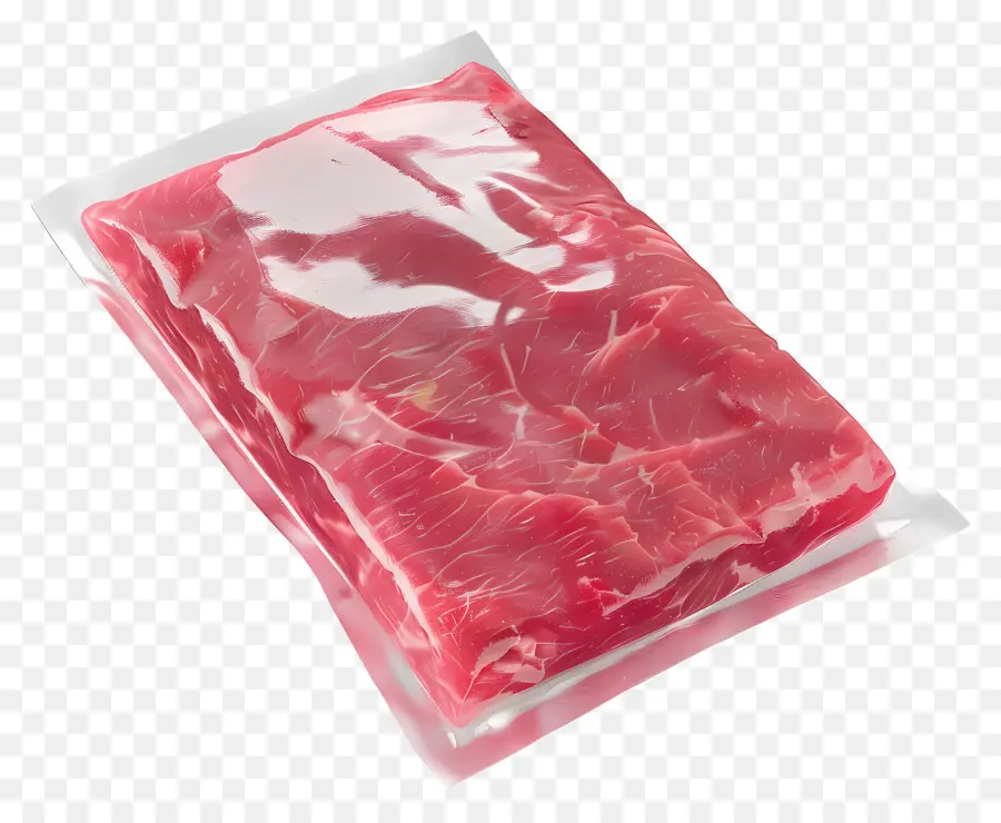 Paquet De Viande Surgelée，Viande Emballée Sous Vide PNG