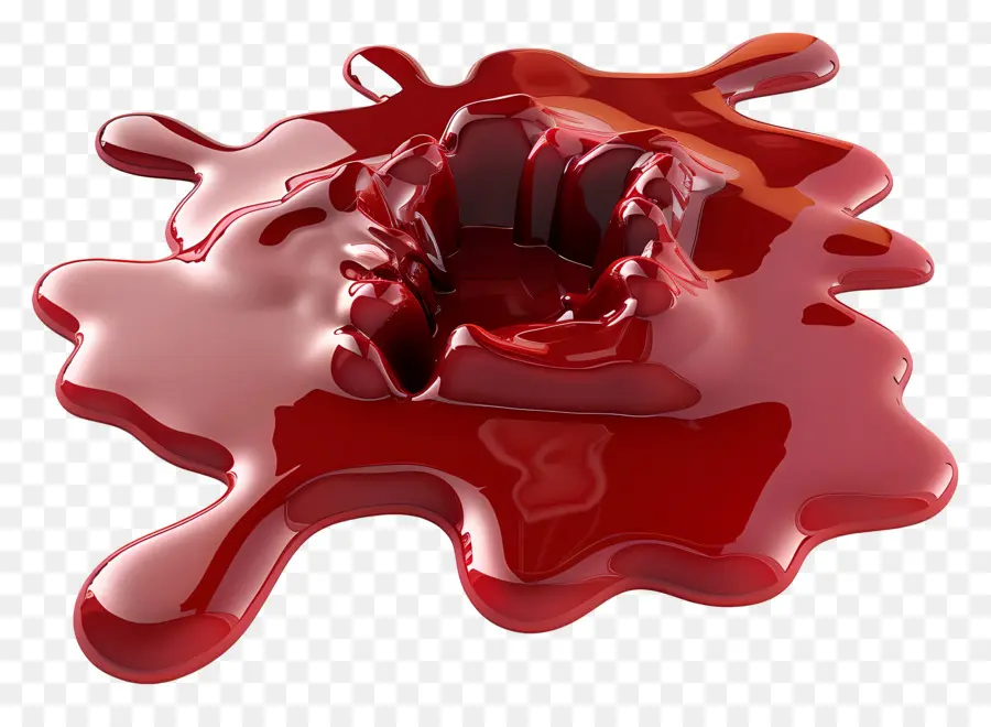 Flaque De Sang，Liquide Rouge PNG