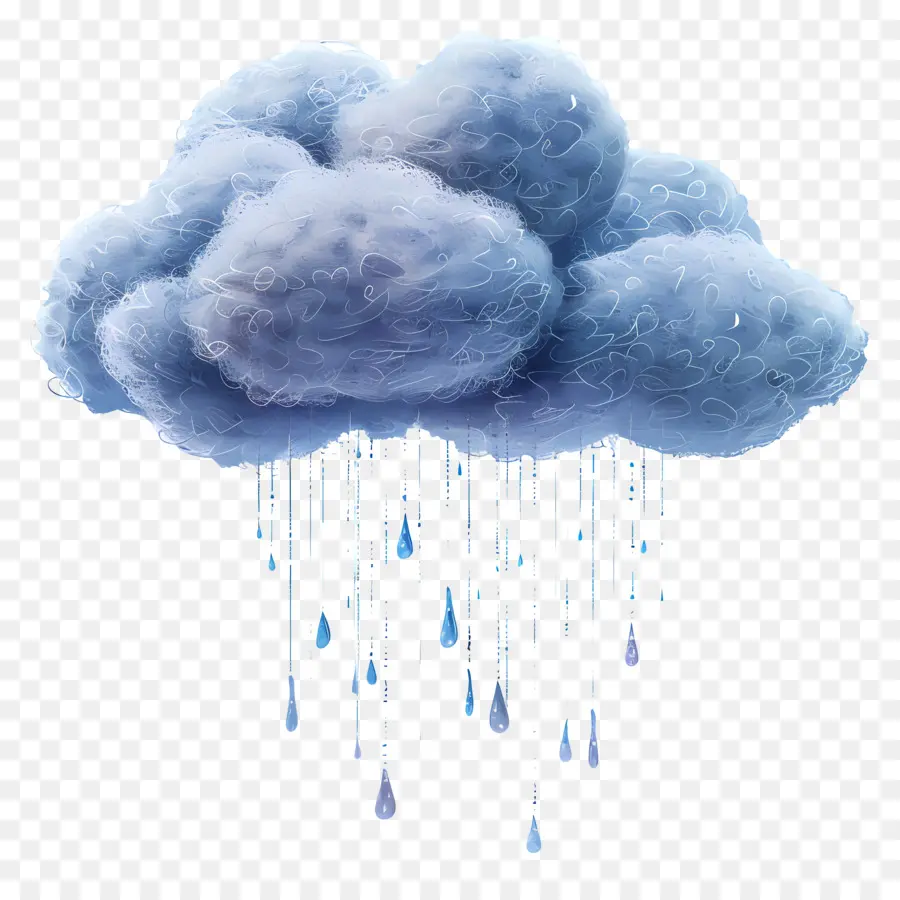 Nuage De Pluie，Pluie PNG