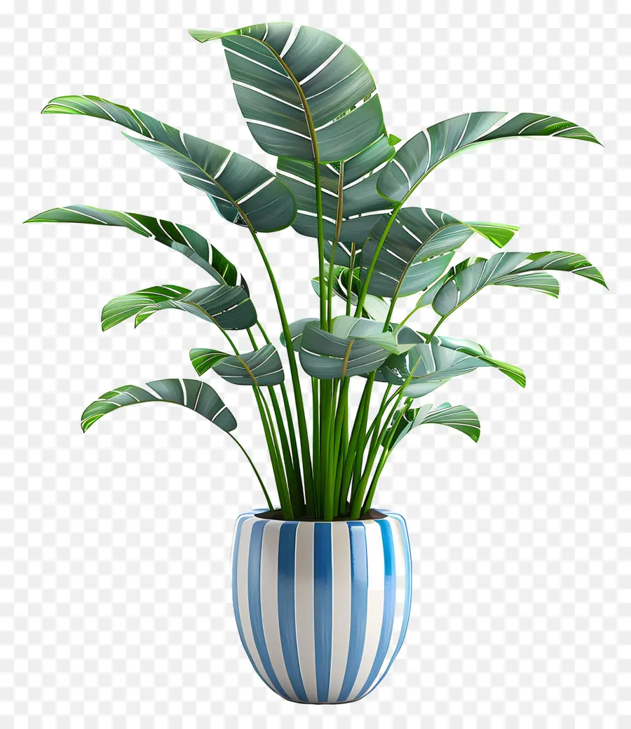 Plante Tropicale En Pot，Plante Verte En Pot PNG