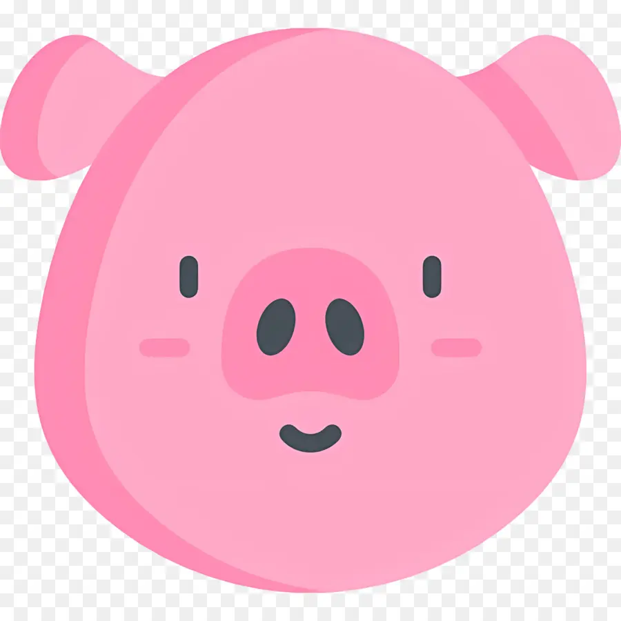 Visage De Cochon，Dessin Animé PNG