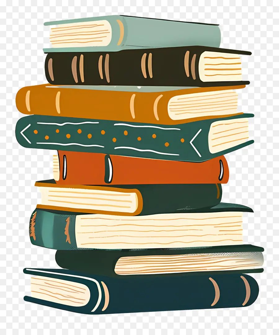 Lot De Livres，Pile De Livres PNG