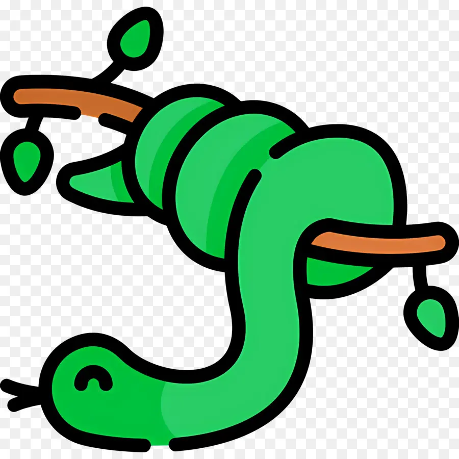 Serpent，Serpent Vert PNG