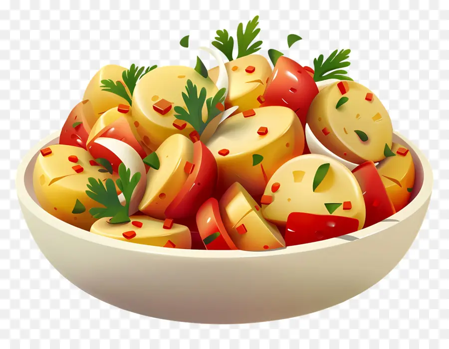 Salade De Pommes De Terre，Bol PNG