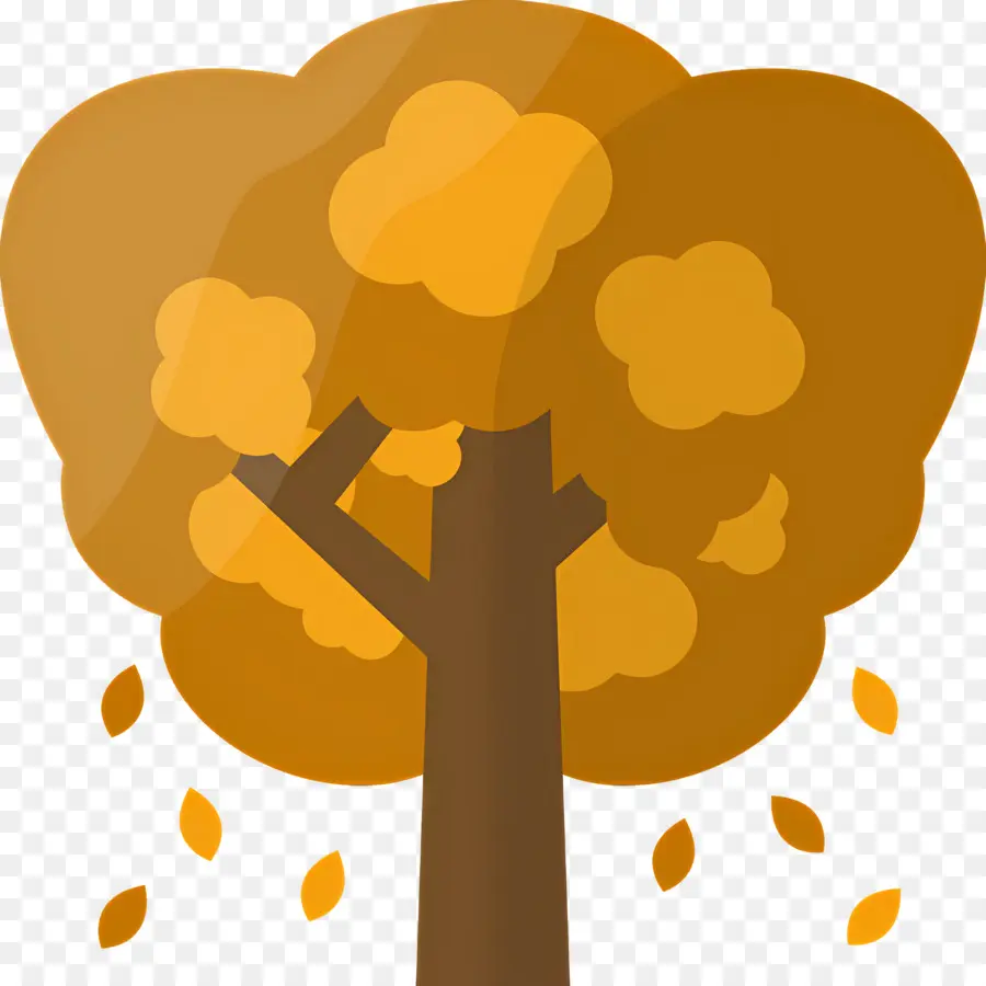 Arbre D'automne，Feuilles PNG