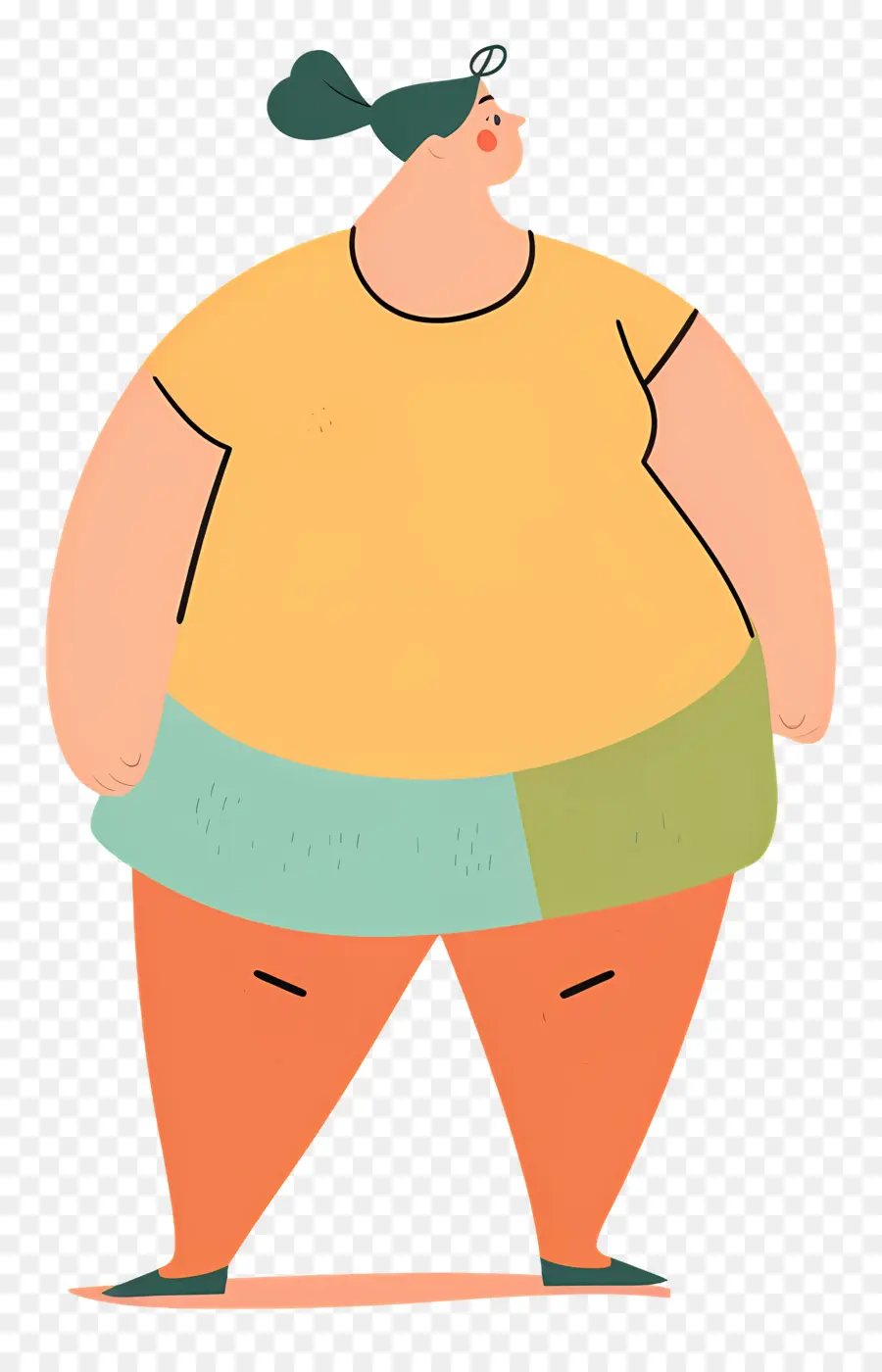 Grosse Femme，Personne En Pull PNG