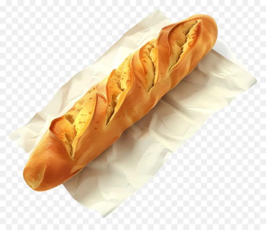 Baguette Jaune，Pain PNG