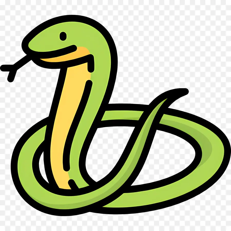 Serpent，Serpent Vert PNG