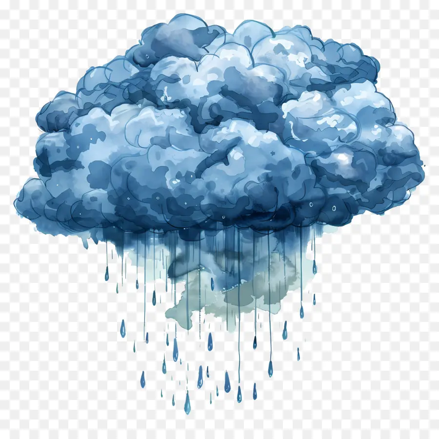 Nuage De Pluie，Pluie PNG