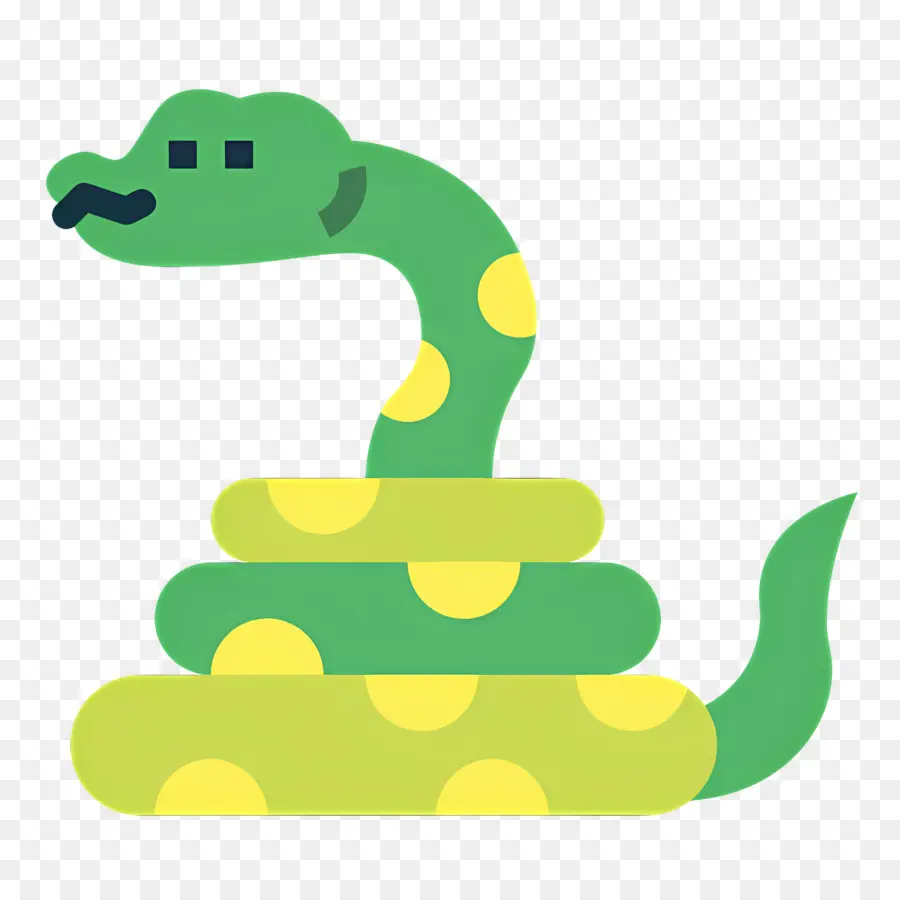 Serpent，Serpent Vert PNG