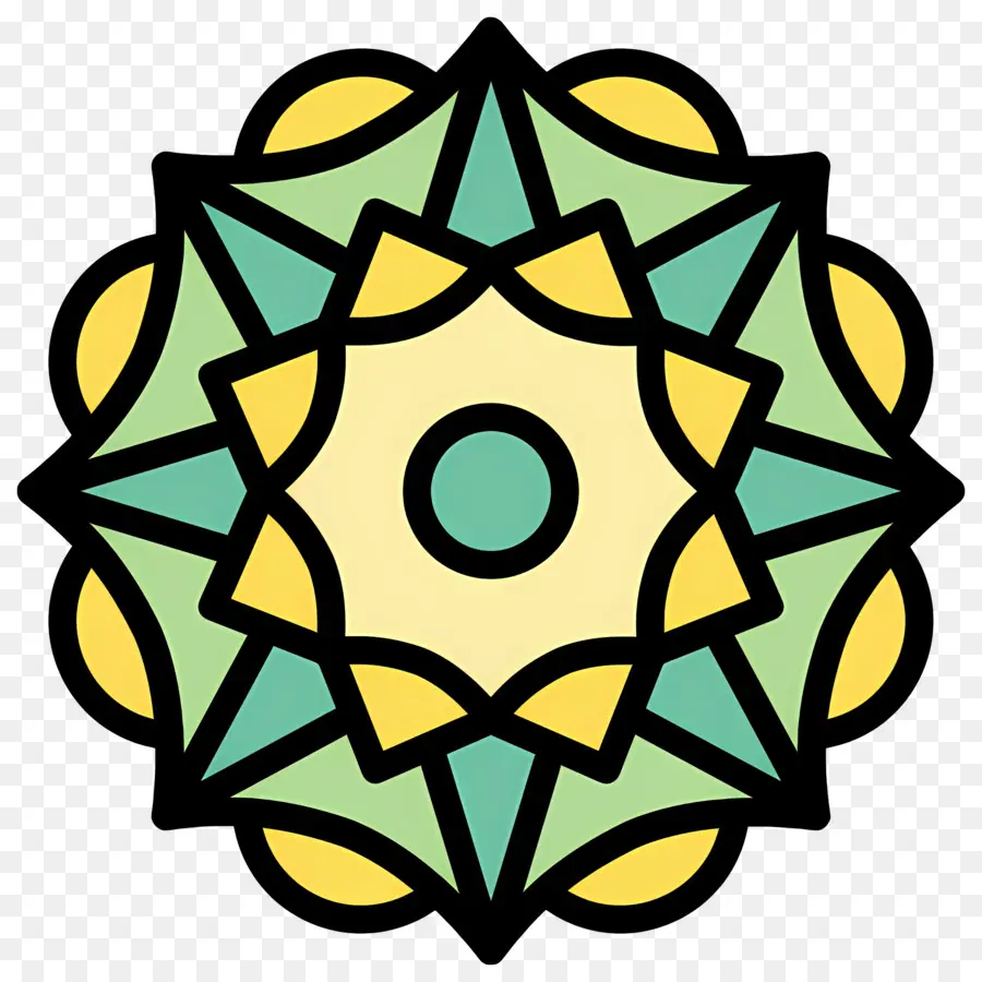 Mandalas，Fleur PNG