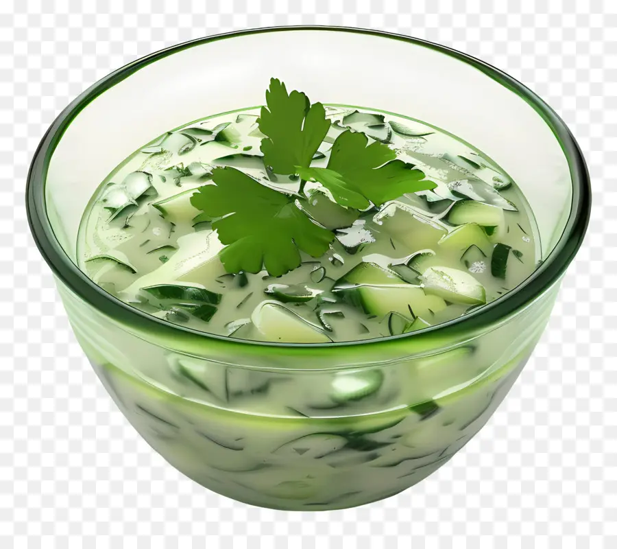 Raïta Verte，Bol De Soupe PNG