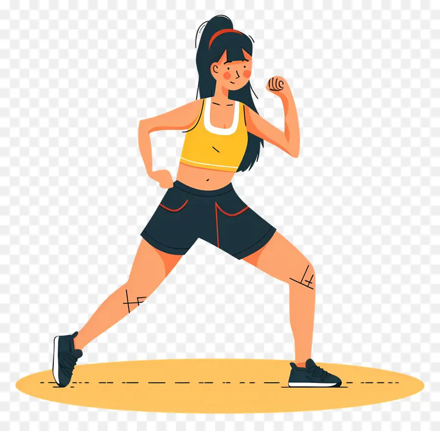 Femme De Remise En Forme，Personne Qui Court PNG