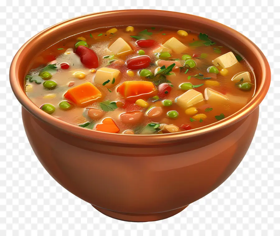 Soupe Minestrone，Bol à Soupe PNG