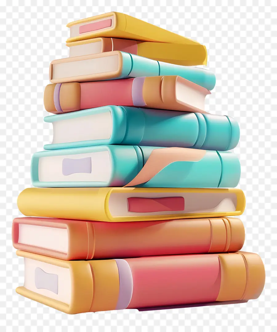 Lot De Livres，Pile De Livres PNG