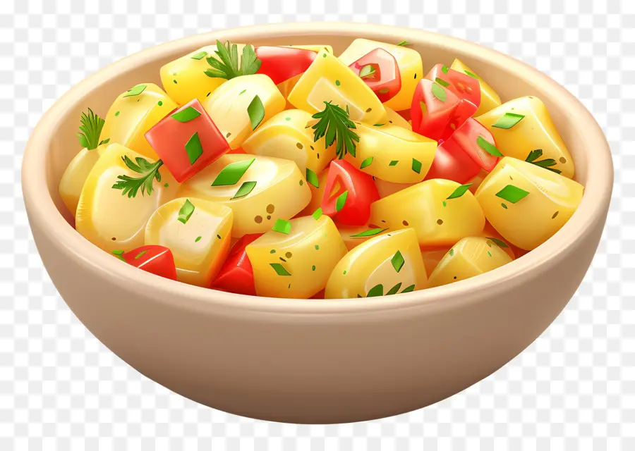 Salade De Pommes De Terre，Bol PNG