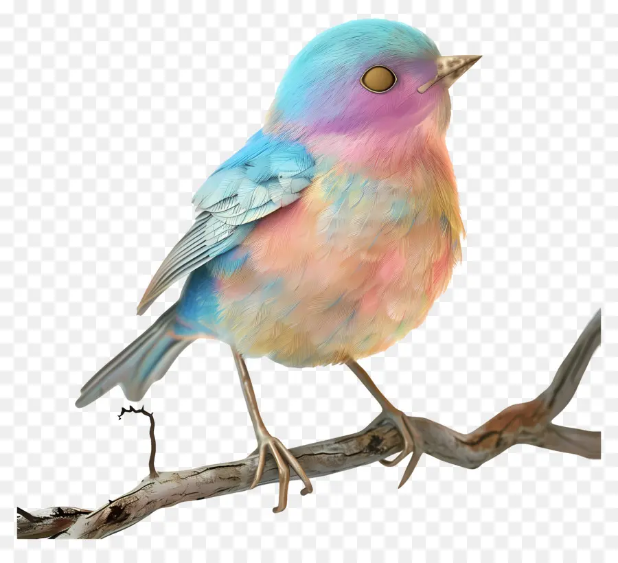 Oiseau Pastel，Oiseau Coloré PNG