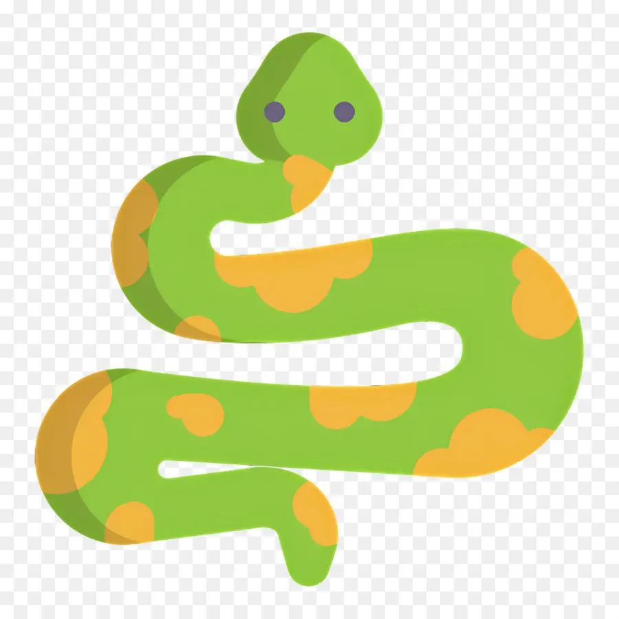 Serpent，Serpent Vert PNG