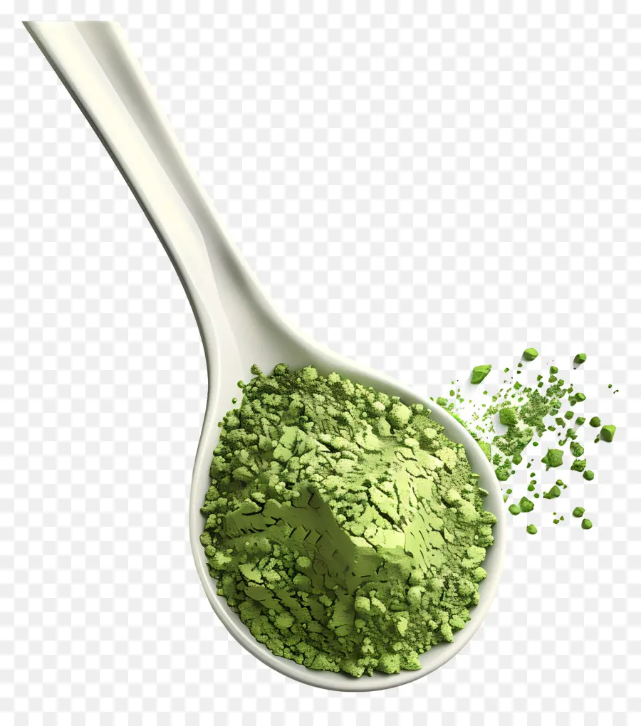 Matcha En Poudre，Poudre Verte PNG