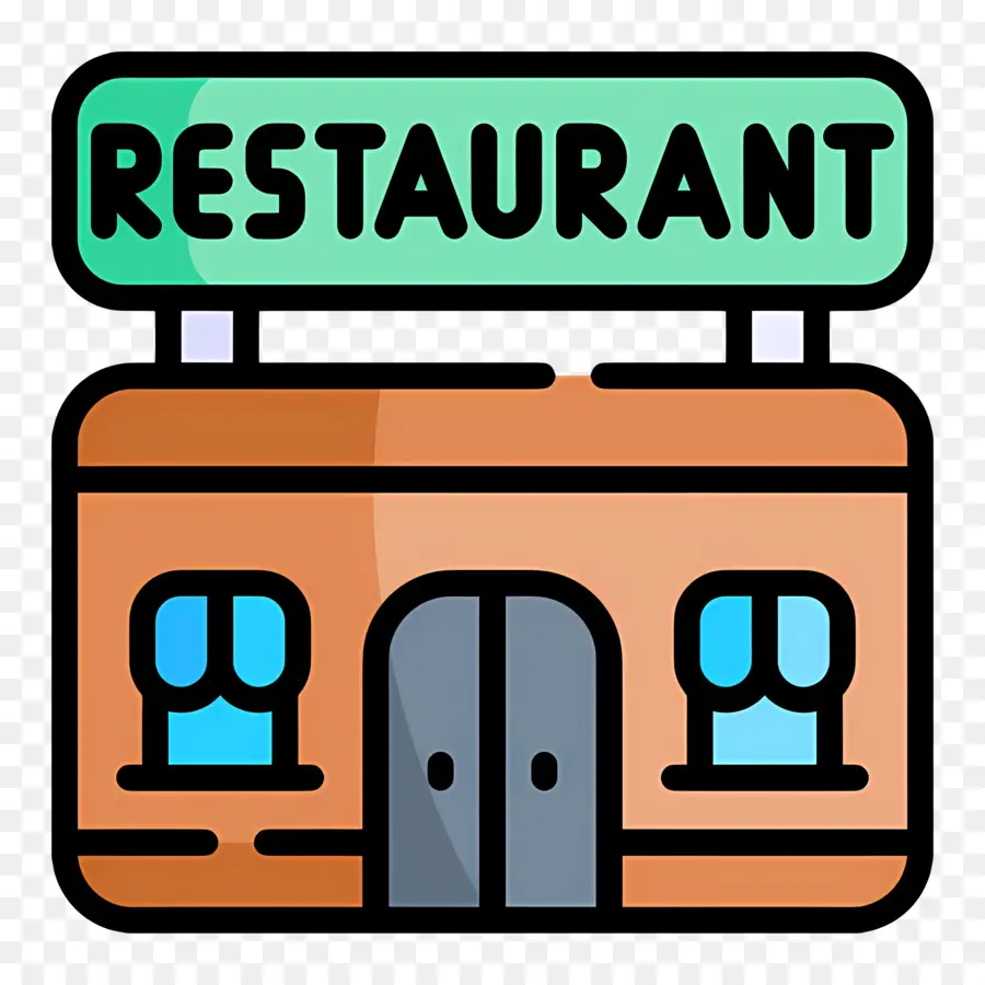 Restaurant，Signe PNG