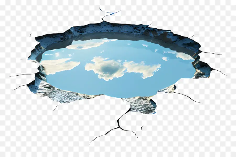 Flaque D'eau，Trou Du Ciel PNG