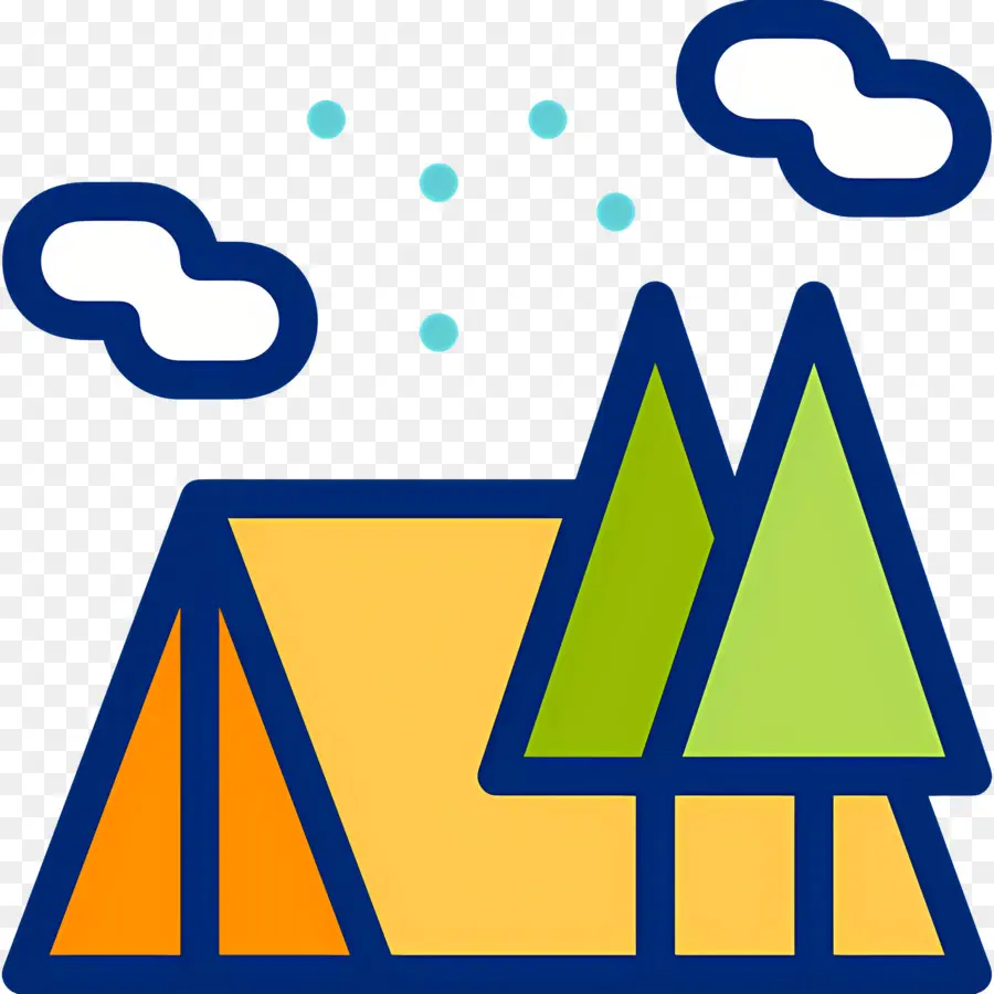 Tente De Camping，Nature PNG