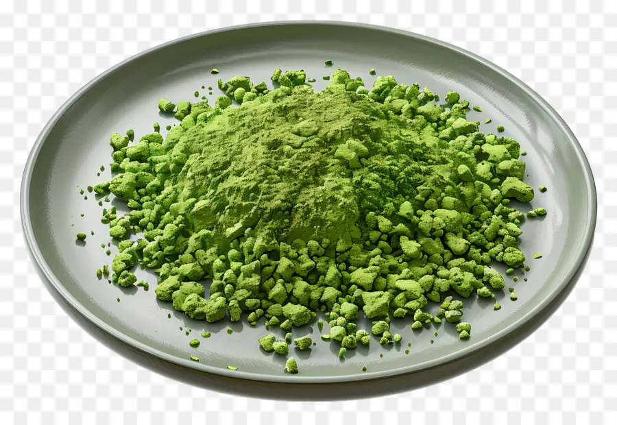 Matcha En Poudre，Vert PNG