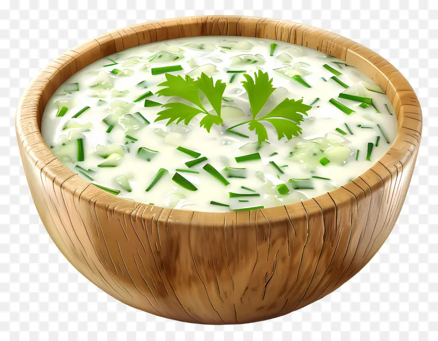 Raïta Verte，Bol De Soupe PNG