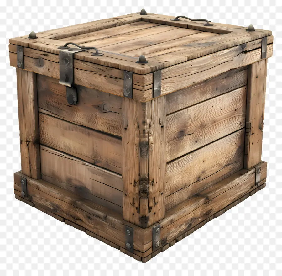 Boîte En Bois De Fret，Caisse En Bois PNG